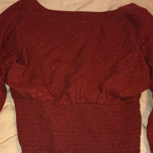 Long sleeve crop shirt - Picture 3 of 3